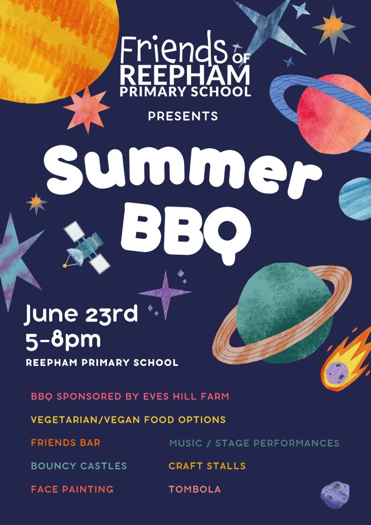 Friends Summer BBQ A4 Flyer